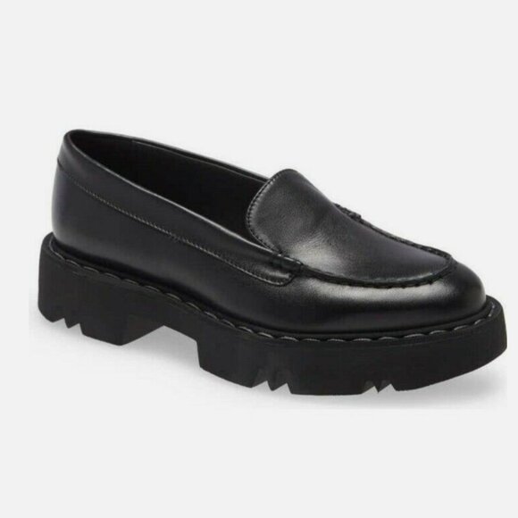 Aquatalia Hayley Water Resistant Platform Loafer Size 6 - Picture 1 of 5